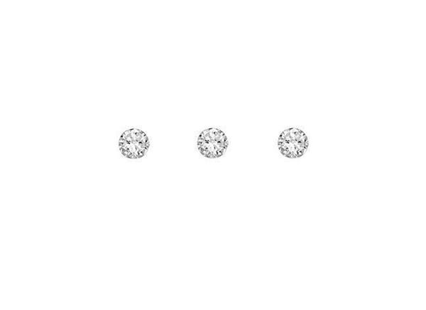 TRE DIAMANTI ROTONDI TAGLIO BRILLANTE