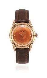 OROLOGIO DA POLSO BENRUS, ANNI '50, IN METALLO PLACCATO ORO 10 KT