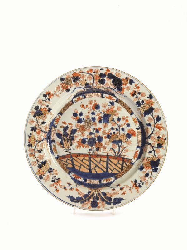 PIATTO CINA SEC. SEC. XIX  - Asta INTERNI | GIOIELLI, orologi , Mobili, OGGETTI D'ARTE e Dipinti - Poggio Bracciolini Casa d'Aste