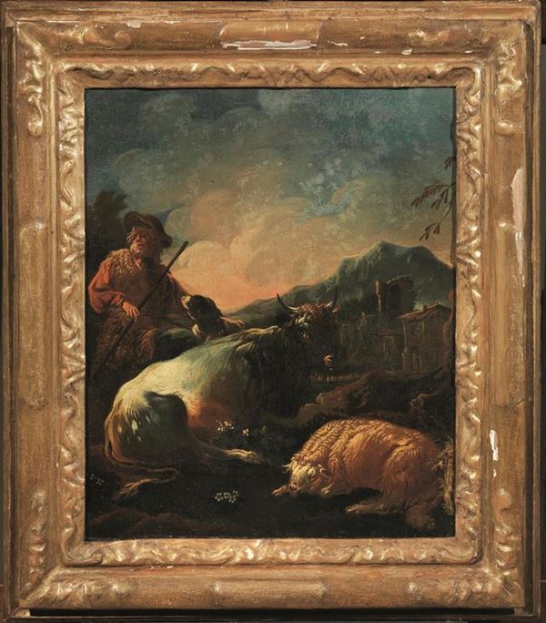 Cerchia di Philipp Peter Roos detto Rosa da Tivoli, secc. XVII-XVIII