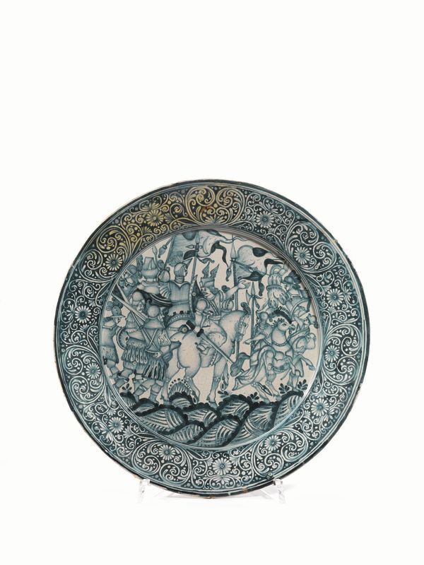 GRANDE PIATTO, Laterza, ambito di Angelo Antonio DAlessandro, seconda metà