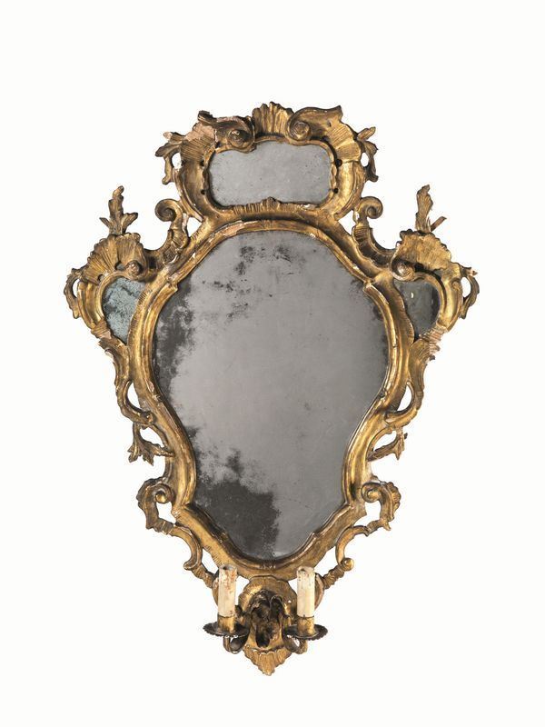 QUATTRO SPECCHIERE A VENTOLA, LOMBARDIA, INIZI SECOLO XVIII