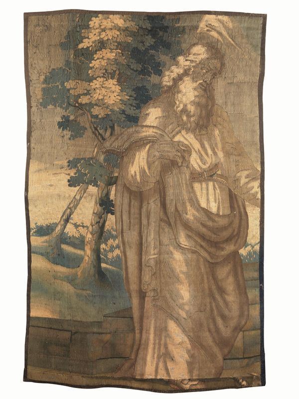 FRAMMENTO DI ARAZZO, MANIFATTURA FIAMMINGA, INIZI SECOLO XVIII