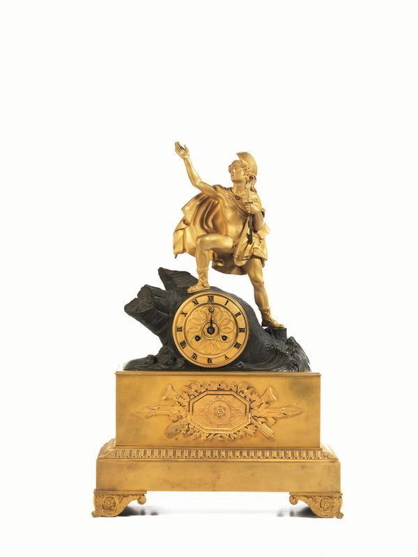 OROLOGIO DA CAMINO, FRANCIA, MET SECOLO XIX  - Asta INTERNI | GIOIELLI, orologi , Mobili, OGGETTI D'ARTE e Dipinti - Poggio Bracciolini Casa d'Aste