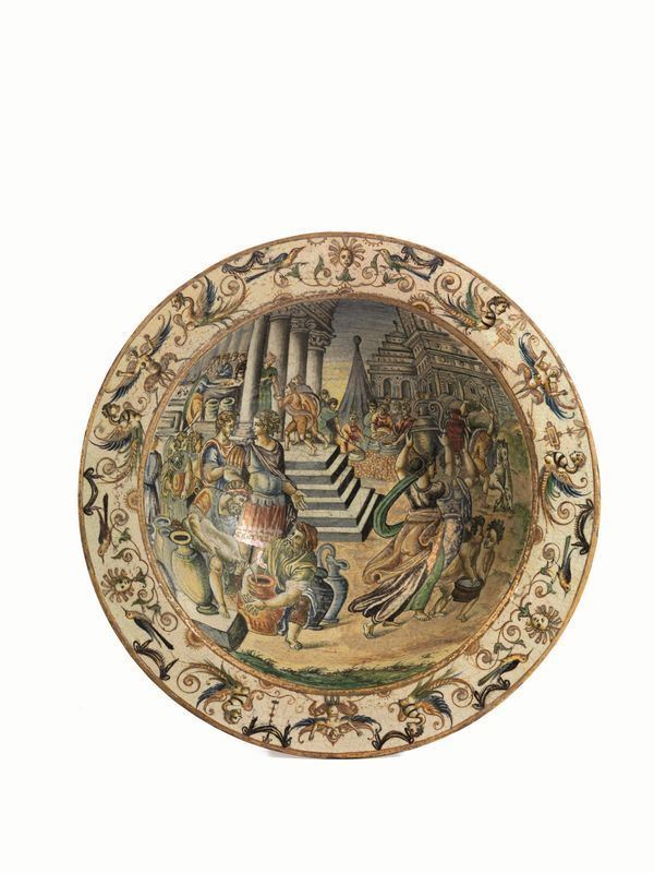 GRANDE BACILE, PROBABILMENTE PESARO, MOLARONI (ATTR.), SECOLO XX
