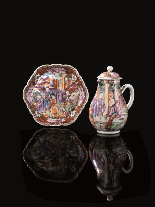 PICCOLA TEIERA CON PIATTINO, CINA, SEC. XVIII&nbsp;&nbsp;&nbsp;&nbsp;&nbsp;&nbsp;&nbsp;&nbsp;&nbsp;&nbsp;&nbsp;&nbsp;&nbsp;&nbsp;&nbsp;&nbsp;&nbsp;&nbsp;&nbsp;&nbsp;&nbsp;&nbsp;&nbsp;&nbsp;&nbsp;&nbsp;&nbsp;&nbsp;&nbsp;