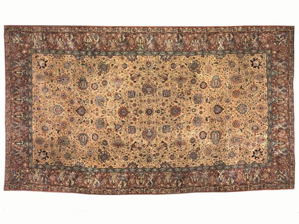 TAPPETO TABRIZ, PERSIA, 1900 CIRCA