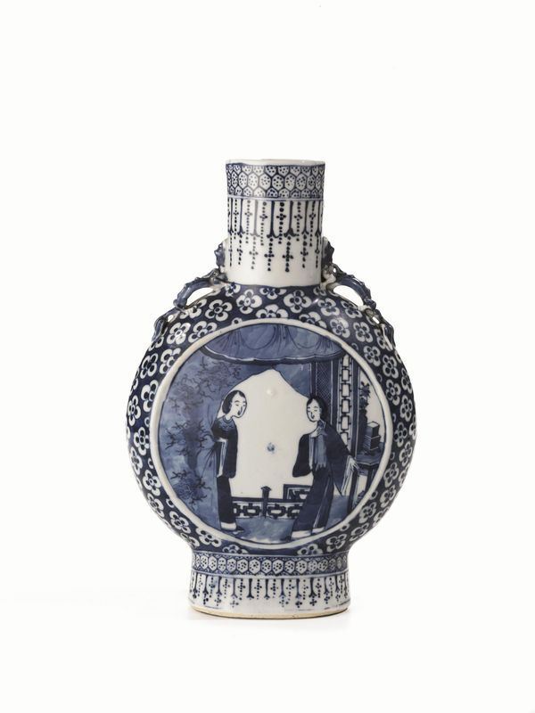 MOON FLASK, CINA, SEC. XIX