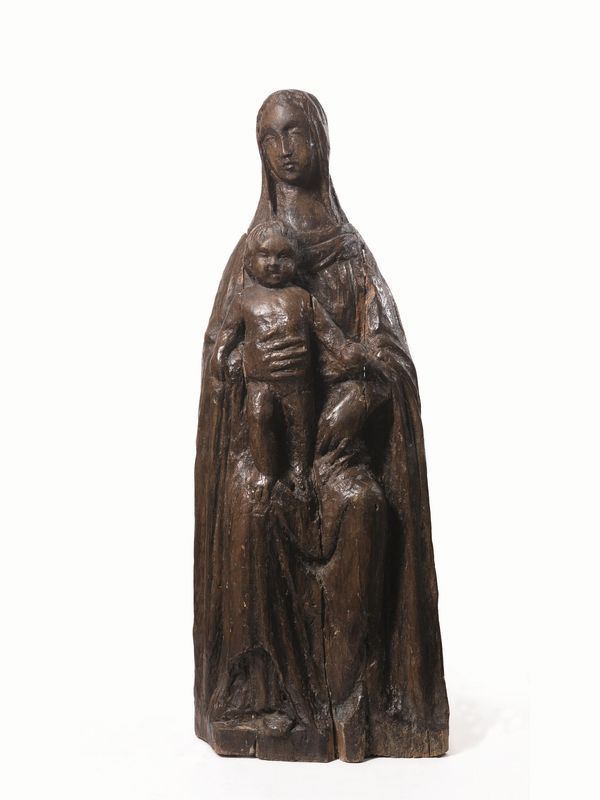 STATUA, ITALIA CENTRALE, SECOLO XVII  - Asta INTERNI | GIOIELLI, orologi , Mobili, OGGETTI D'ARTE e Dipinti - Poggio Bracciolini Casa d'Aste