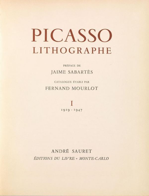 Fernand Mourlot, Picasso lithographe
