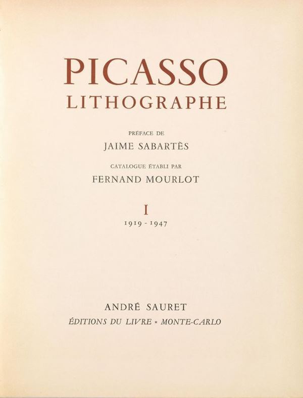 Fernand Mourlot, Picasso lithographe