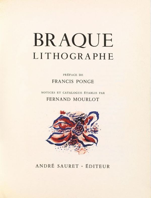 Fernand Mourlot, Braque lithographe