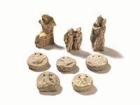 LOTTO DI OTTO REPERTI, IV-III SECOLO A. C.  - Asta INTERNI | GIOIELLI, orologi , Mobili, OGGETTI D'ARTE e Dipinti - Poggio Bracciolini Casa d'Aste