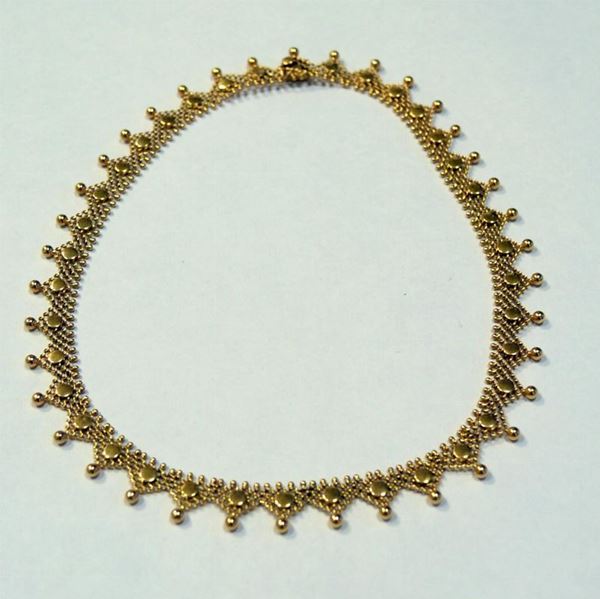 COLLANA GIROCOLLO IN ORO GIALLO