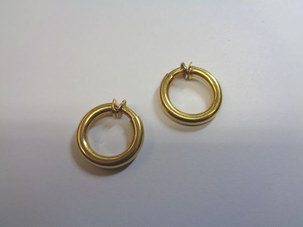 PAIO DI ORECCHINI IN ORO GIALLO