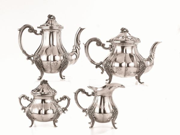 SERVITO DA TE' E CAFFE', SECOLO XX  - Asta ANTIQUARIATO, COLLEZIONISMO E GIOIELLI - Poggio Bracciolini Casa d'Aste