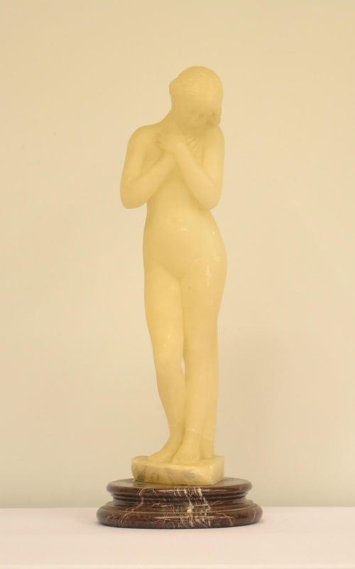 Scultura, sec. XX, in alabastro, raffigurante