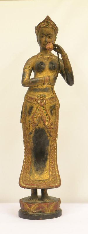 Scultura, sec. XIX, in legno policromo,