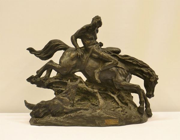 Augusto Rivalta  - Asta ANTIQUARIATO, COLLEZIONISMO E GIOIELLI - Poggio Bracciolini Casa d'Aste