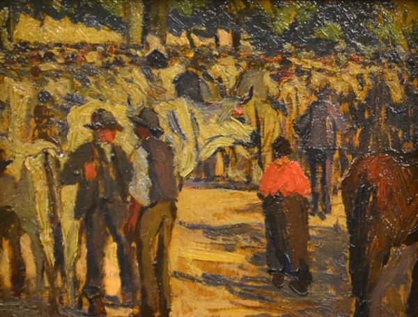 Scuola italiana, sec. XX  - Asta ANTIQUARIATO, COLLEZIONISMO E GIOIELLI - Poggio Bracciolini Casa d'Aste