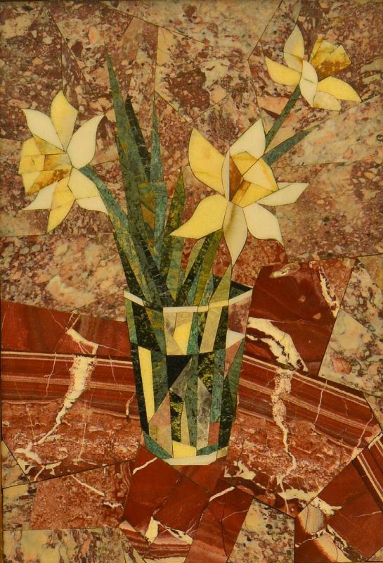 Mosaico, sec. XX, in pietre dure,