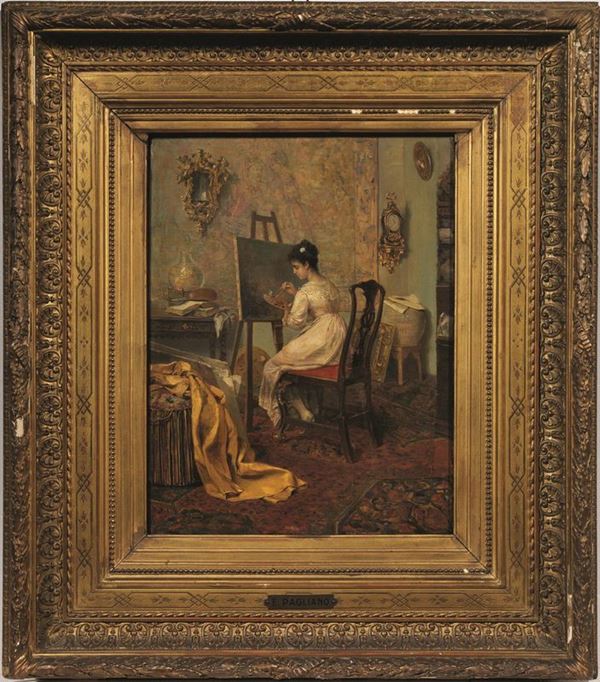 Attr. a Eleuterio Pagliano  - Asta ANTIQUARIATO, COLLEZIONISMO E GIOIELLI - Poggio Bracciolini Casa d'Aste