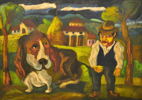 Giuseppe Serafini  - Asta ANTIQUARIATO, COLLEZIONISMO E GIOIELLI - Poggio Bracciolini Casa d'Aste