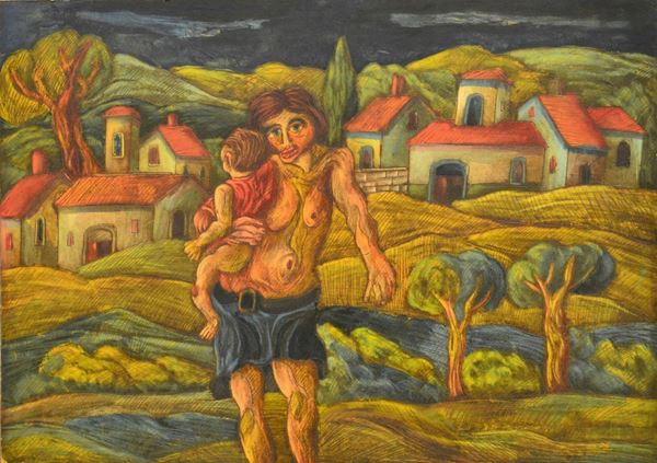 Giuseppe Serafini  - Asta ANTIQUARIATO, COLLEZIONISMO E GIOIELLI - Poggio Bracciolini Casa d'Aste