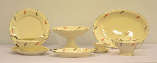 Servito di piatti, manifattura Schlaggenwald Czechoslovakia,  - Asta ANTIQUARIATO, COLLEZIONISMO E GIOIELLI - Poggio Bracciolini Casa d'Aste