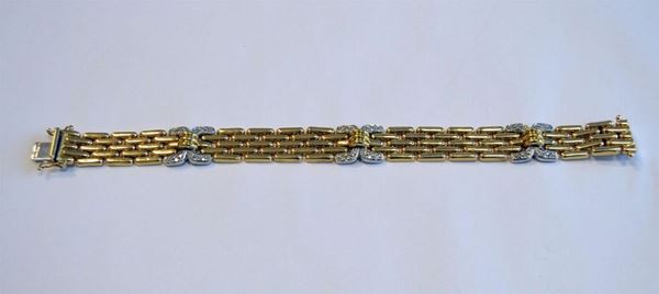 BRACCIALE , IN&nbsp; ORO GIALLO, ORO BIANCO E DIAMANTI&nbsp;&nbsp;&nbsp;&nbsp;&nbsp;&nbsp;&nbsp;&nbsp;&nbsp;&nbsp;&nbsp;&nbsp;&nbsp;&nbsp;&nbsp;&nbsp;&nbsp;&nbsp;&nbsp;&nbsp;&nbsp;&nbsp;&nbsp;&nbsp;&nbsp;