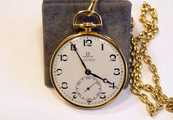 OROLOGIO DA TASCA , SEC. XX , OMEGA , F.LLI VENEZIANI