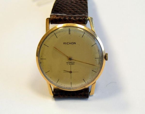 OROLOGIO DA POLSO, RICHON, IN ORO GIALLO