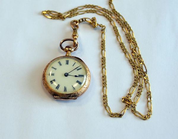 OROLOGIO DA TASCHINO IN ORO GIALLO