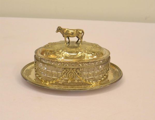 SCATOLA PORTABURRO SEC. XX  - Asta DECORAZIONE D'INTERNI - Poggio Bracciolini Casa d'Aste