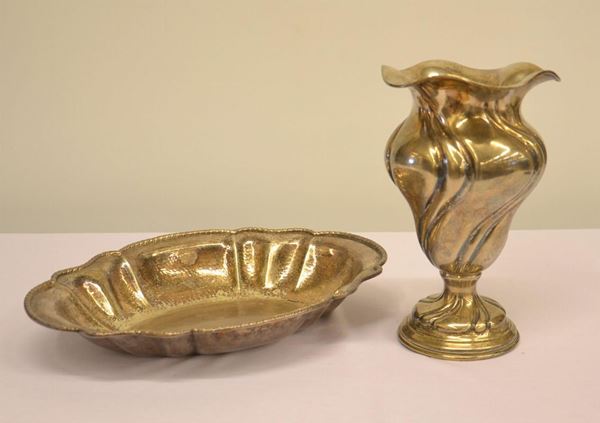 VASO PORTA FIORI, SEC. XX  - Asta DECORAZIONE D'INTERNI - Poggio Bracciolini Casa d'Aste