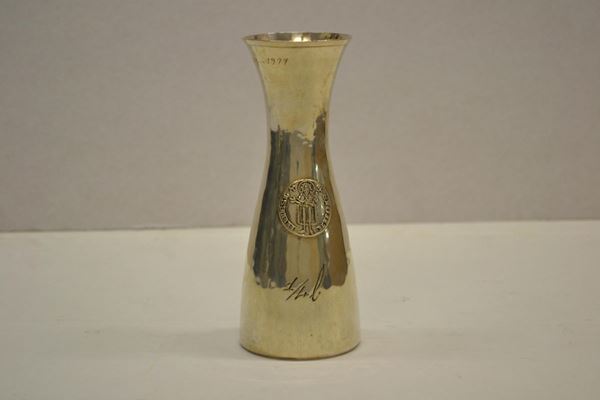 Vasetto, Brandimarte, secolo XX, in argento, g 200&nbsp;&nbsp;&nbsp;&nbsp;&nbsp;&nbsp;&nbsp;&nbsp;&nbsp;&nbsp;&nbsp;&nbsp;&nbsp;&nbsp;&nbsp;&nbsp;&nbsp;&nbsp;&nbsp;&nbsp;&nbsp;&nbsp;&nbsp;&nbsp;
