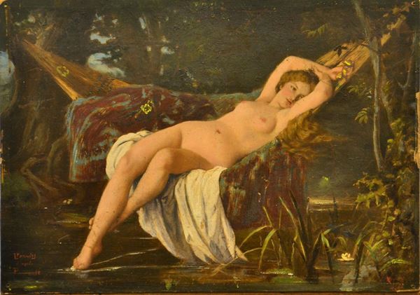 Scuola francese, sec. XIX  - Asta DECORAZIONE D'INTERNI - Poggio Bracciolini Casa d'Aste