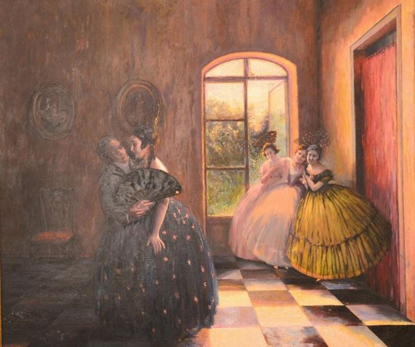 Scuola italiana, sec. XX  - Asta DECORAZIONE D'INTERNI - Poggio Bracciolini Casa d'Aste