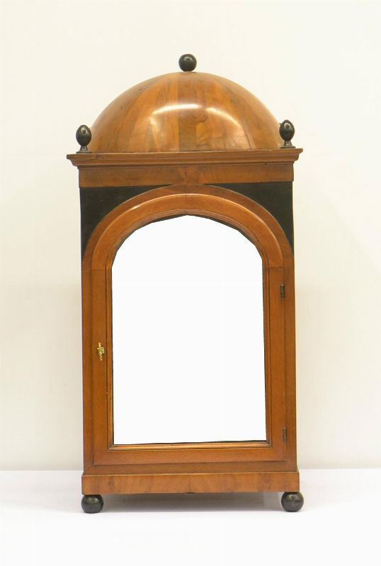 Bacheca da tavolo, sec. XIX, in noce, uno sportello,  - Asta DECORAZIONE D'INTERNI - Poggio Bracciolini Casa d'Aste