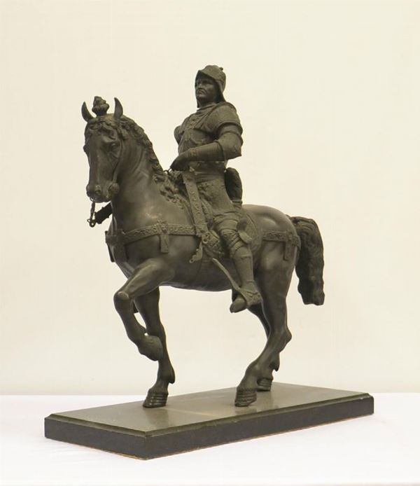Scultura, sec. XX, in bronzo, raffigurante