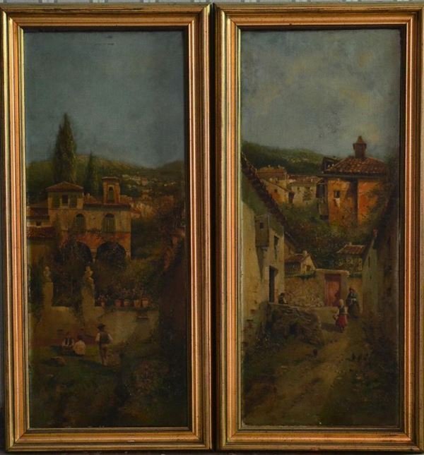 Scuola italiana, inizi sec. XX  - Asta DECORAZIONE D'INTERNI - Poggio Bracciolini Casa d'Aste