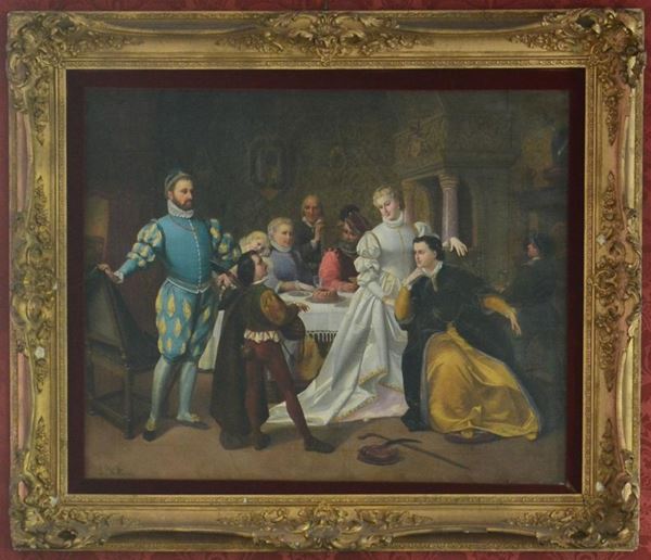 Scuola inglese, inizi sec. XX  - Asta DECORAZIONE D'INTERNI - Poggio Bracciolini Casa d'Aste