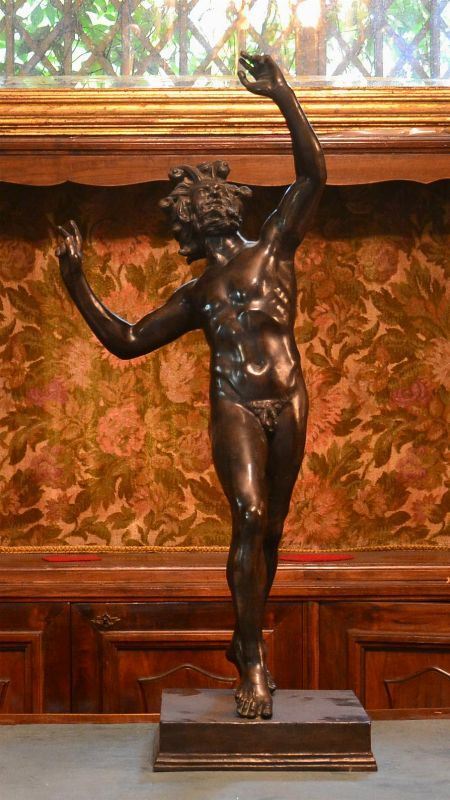 Scultura, inizi sec. XX, in bronzo,
