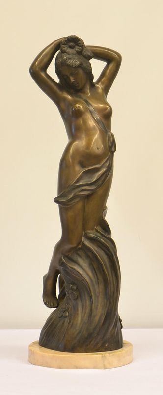 Scultura, sec. XX, in bronzo, raffigurante