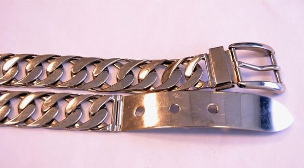 CINTURA, GUCCI, IN ARGENTO