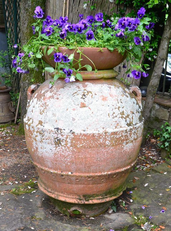 Orcio, sec. XIX, in terracotta,  - Asta GIOIELLI, ARREDI, DIPINTI E OGGETTI D'ARTE - Poggio Bracciolini Casa d'Aste