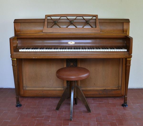Pianoforte verticale, Wurlitzer, sec. XX, in legno,