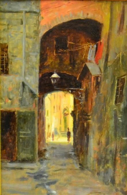 Scuola Toscana del sec. XIX  - Asta GIOIELLI, ARREDI, DIPINTI E OGGETTI D'ARTE - Poggio Bracciolini Casa d'Aste