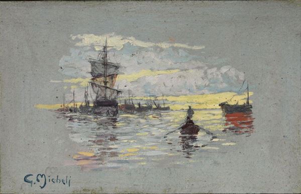 Guglielmo Micheli  - Asta GIOIELLI, ARREDI, DIPINTI E OGGETTI D'ARTE - Poggio Bracciolini Casa d'Aste