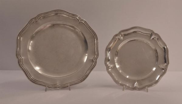 SEDICI&nbsp; PIATTI , SEC. XX  - Asta MOBILI, DIPINTI, OGGETTI D'ARTE E GIOIELLI - Poggio Bracciolini Casa d'Aste